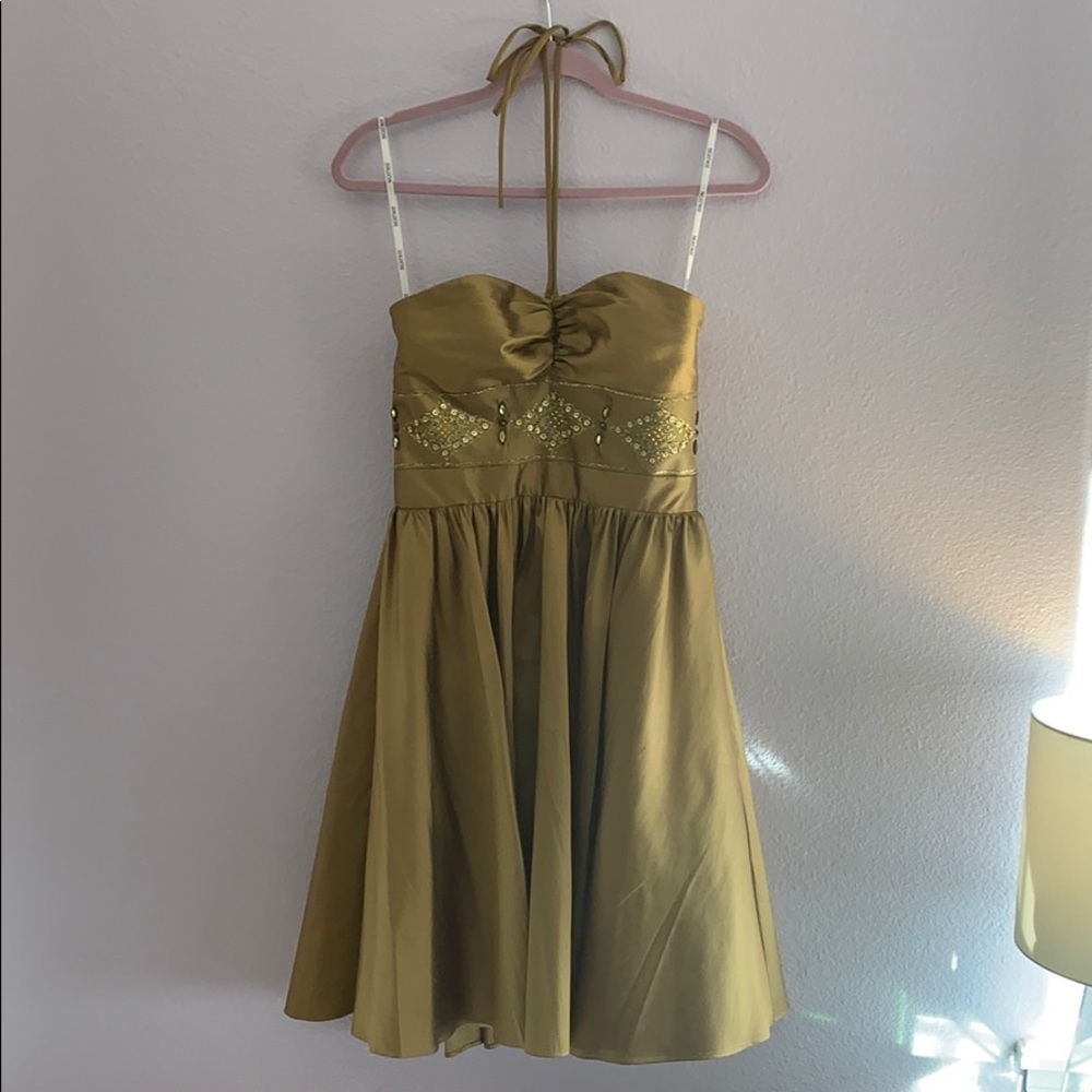 Night Gold Party Dress